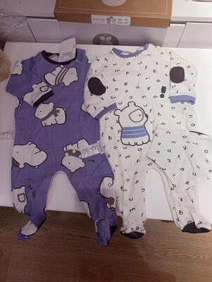 现货西班牙mayoral麦悠男婴童秋冬针织纯棉连体衣口水巾礼盒套装