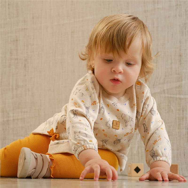 中小女童秋冬长裤休闲套装卫衣