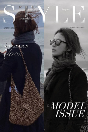 宋慧乔同款豹纹包明星同款单品