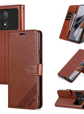 适用红米K70Pro手机壳6.67英寸小米23117RK66C保护套皮夹外壳翻盖K7OPRO防摔K70POR男士K70PR0插卡硅胶软壳磁