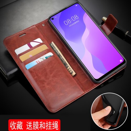适用华为CDYNX9A手机壳6.5英寸华为P40LITE 5G外壳翻盖华为CDY-NX9A保护套皮夹CDY-NX9B插卡新款钱包款防摔潮
