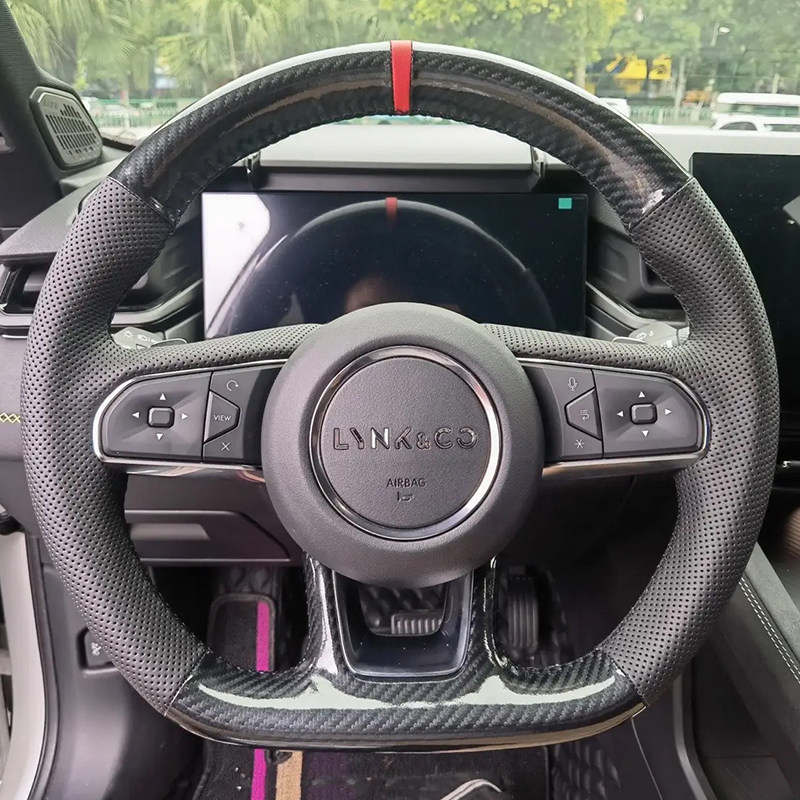 适用于23-25款领克03方向盘套真皮把套手缝专用全包款内饰改装,汽车用品/电子/清洗/改装,方向盘套,淘宝优惠券,粉丝福利购,淘宝优惠卷