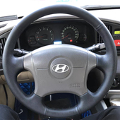 现代老款 伊兰特途胜索纳塔名驭方向盘套真皮起亚远舰把套手缝专用