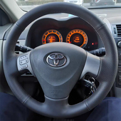 丰田老卡罗拉方向盘套真皮08 13年花冠把套手缝专用 10款