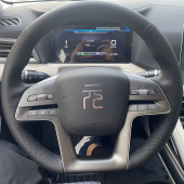 25款 改装 比亚迪宋L元 plus把套手缝专用全包款 UP方向盘套真皮元