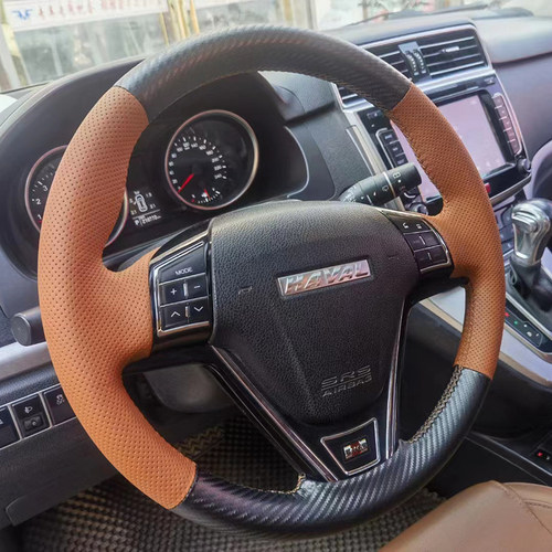 哈弗m6H1H2H6H7方向盘套真皮