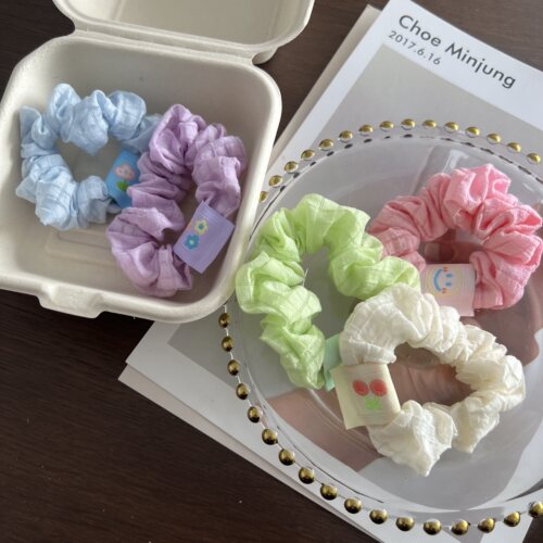 糖果色大肠圈不伤发儿童头饰发饰 春夏新款女童发圈头绳