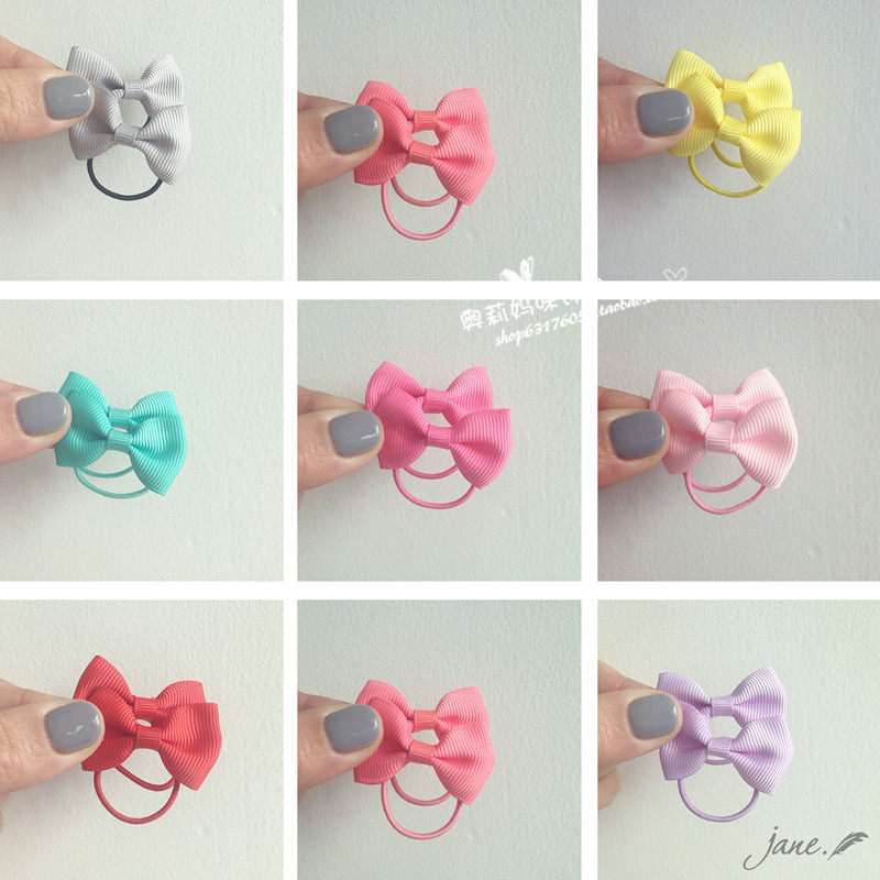 【适合发量少】迷你蝴蝶结头绳 婴儿女宝宝头花 儿童皮筋发绳发圈|ruв категории Детская одежда, детей аксессуары, шпилька - от Buy2taobao.com для оказания профессиональной услуги покупки агента Taobao