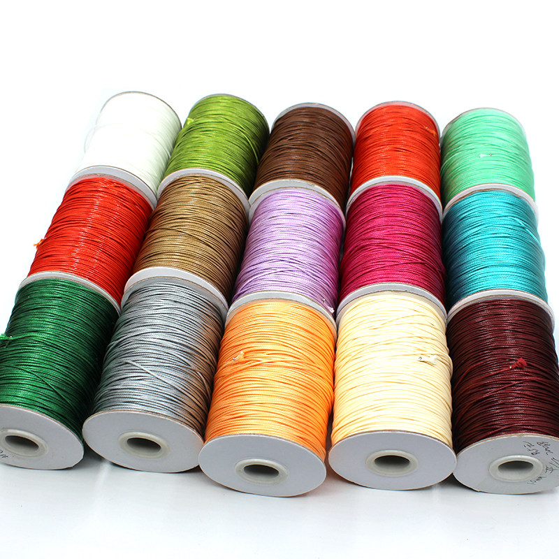 1mm韩国蜡绳编织手工项链玉佩挂绳材料2mmDIY吊坠绳文玩蜡皮绳3mm