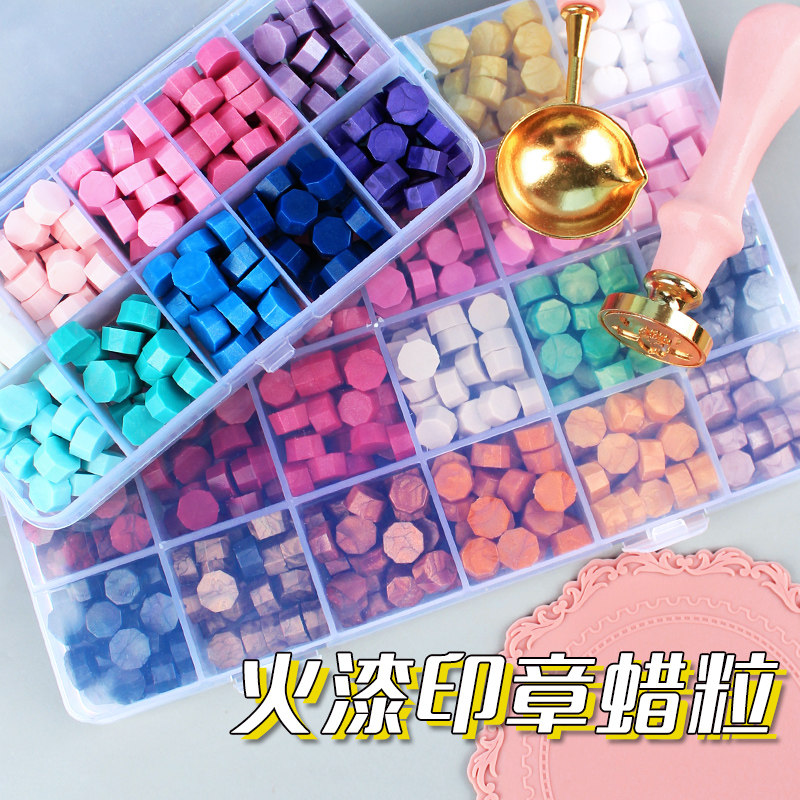 火漆印章蜡粒垫板熔炉全套工具图片