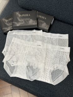 LAP新款纯欲风超薄蕾丝碎花高腰无痕内裤 弹力舒适透气三角女内裤