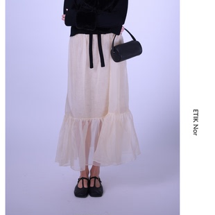 ETIK 瑞典纱鱼尾长半裙 Nor