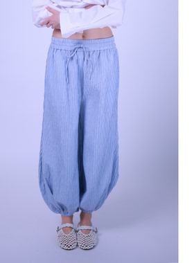 ETIK Nor 瑞典水波纹收脚灯笼裤