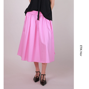 ETIK Nor瑞典粉色蓬蓬半身裙