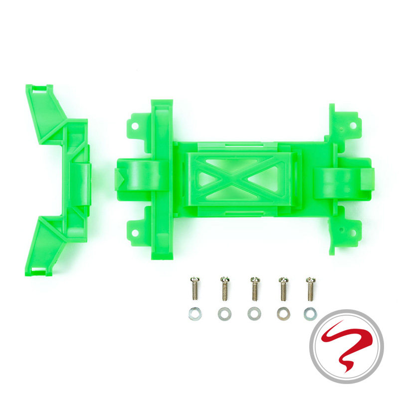 正品田宫 四驱车 MS/MSL底盘荧光绿强化齿轮盖 马达盖 95437 现货