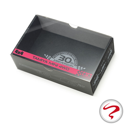正品田宫TAMIYA四驱车 30周年限定 黑色卡纸粉字验车盒 95670现货