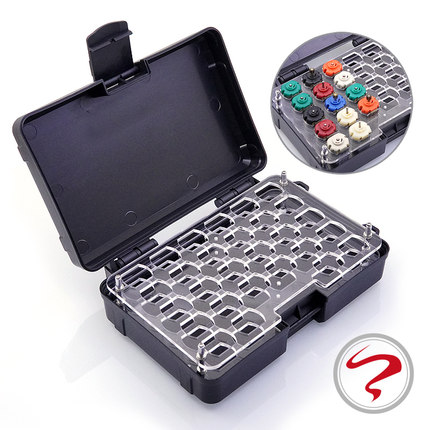 CMS自制田宫迷你四驱车马达架 验车盒装28个马达 防尘盒 美观大方