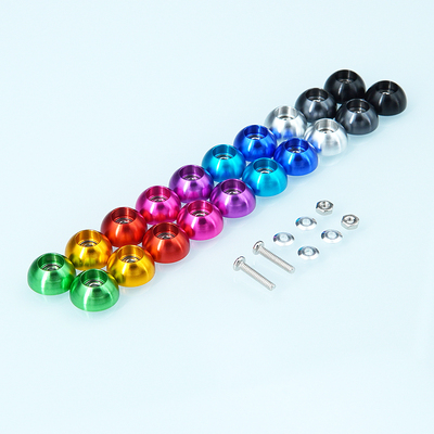 自制田宫四驱车配件 11mm顶轨/防挂导轮银色铝合金碗形导轮 94769