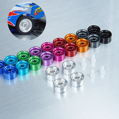 自制田宫小径合金轮毂 95680多色可选 双面两用 四轮等宽 4个装