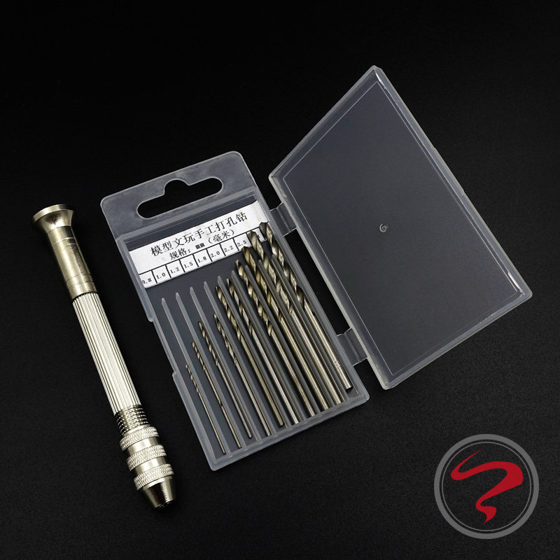 专业迷你四驱车工具 多规格 什锦手钻0.8mm-3.0mm多尺寸合一套