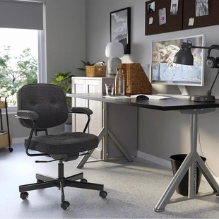 阿勒夫耶电脑椅真皮办公椅商务老板椅家用北欧复古休闲椅