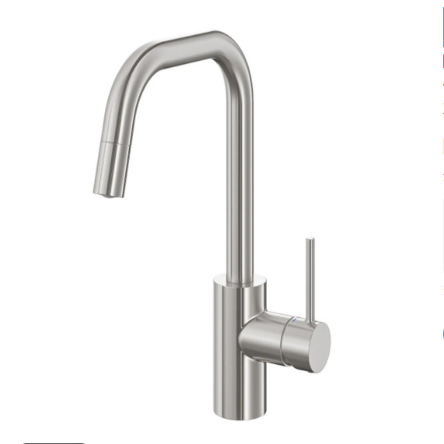 宜家正品采购艾玛兰厨房混合型龙头带抽取式喷头不锈钢色水龙头