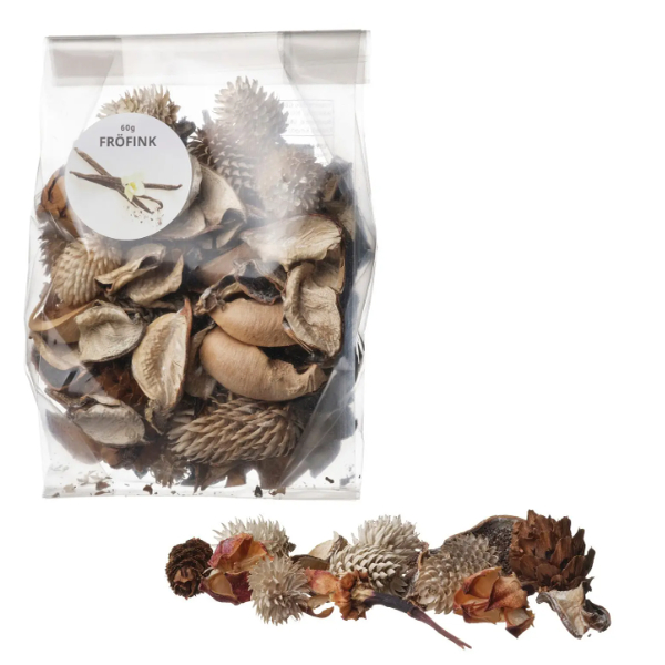 宜家代购弗略菲香味混合植物干花卧室衣柜去味汽车除异味香料香薰