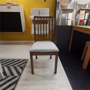 8北欧宜家伊克多兰 椅子, 白色, 欧斯塔 淡灰色简约时尚客厅餐椅