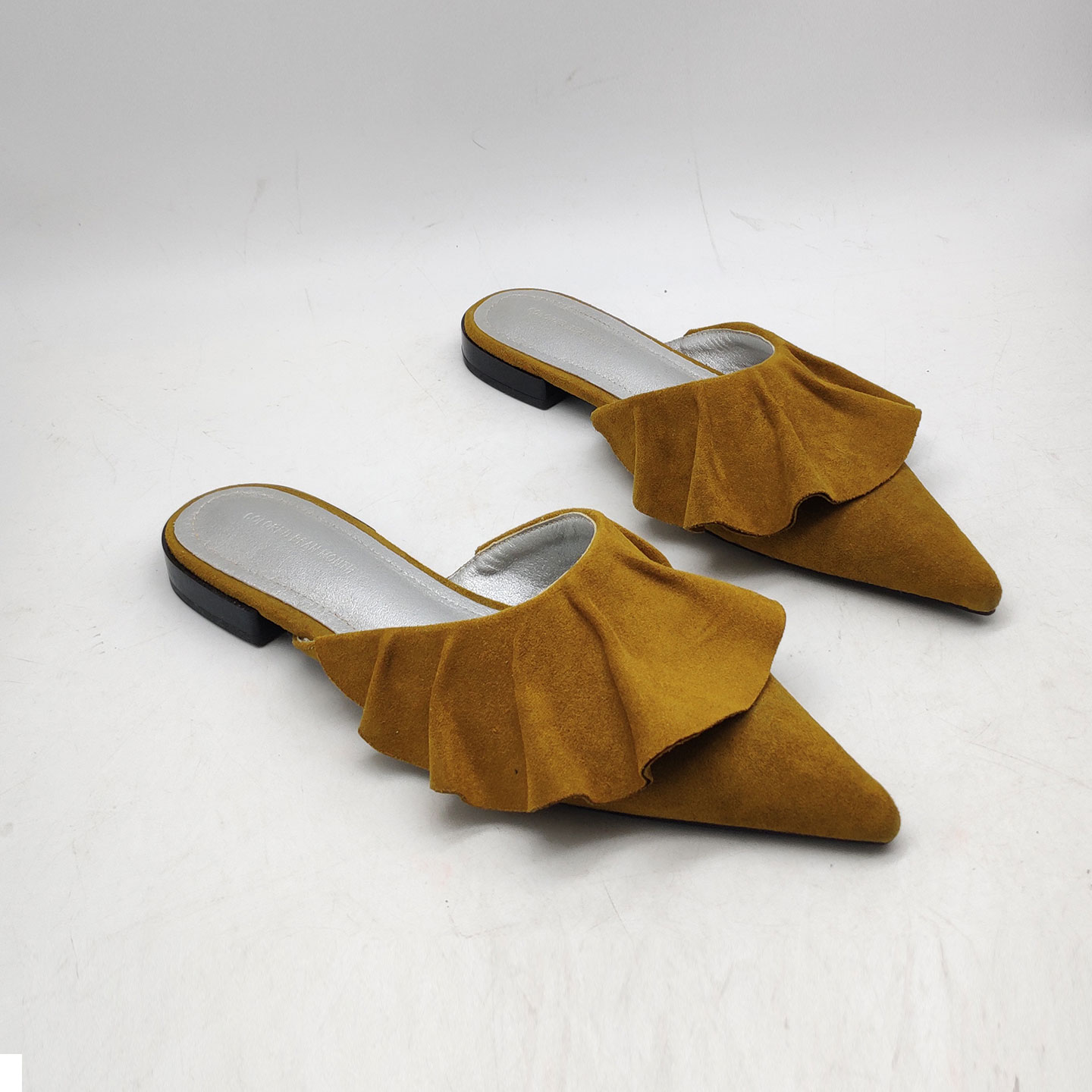 拖鞋包头拖半拖平底鞋平跟舒适女