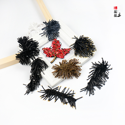 手工钉珠流苏布贴配件衣服补丁