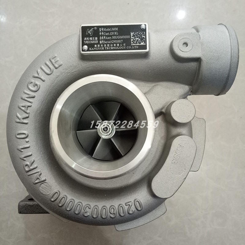 原装挖掘机EX120RL J60M康跃涡轮增压器机总成通用M0JG060M000
