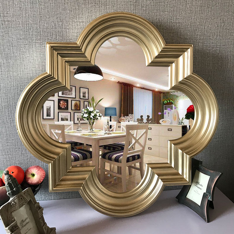 现代简约浴室镜壁挂卫生间镜子艺术装饰镜洗手间台盆洗漱梳妆镜美