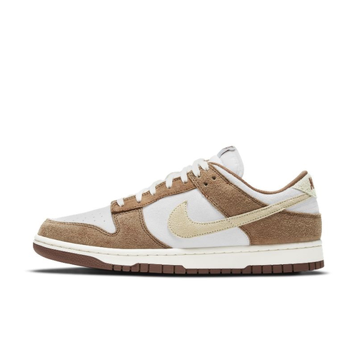 Nike Dunk Low 男 白棕 小麦 摩卡麂皮 低帮板鞋DD1390-100