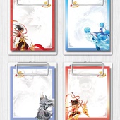 小夹板卡通夹板记事本笔记本登记小本文件夹记账本