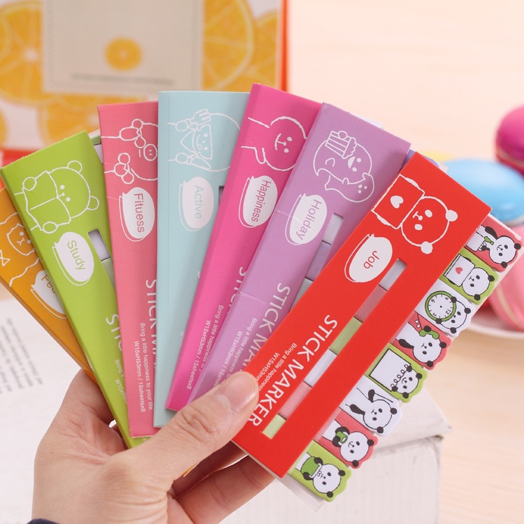 韩系文具可爱排排坐N次贴 卡通便利贴 创意便签贴百事贴 315113