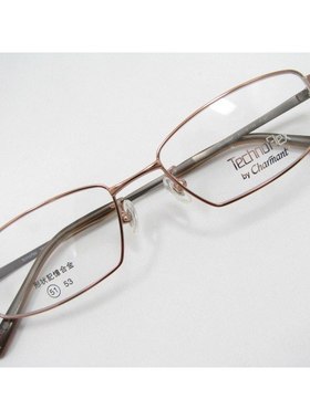 Charmant夏蒙形状记忆合金眼镜框架 TechnoFlex TF23680 BR茶色