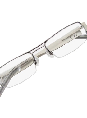 Charmant夏蒙爱博纯钛眼镜架ad.lib AB3102U灰色半框男女款钛架