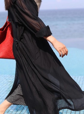 【TTDP】天天家丝棉绡微透定制9MM丝棉防晒薄如蝉翼风衣T0241