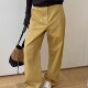 天天家甄选系列极简风设计感小鸭黄宽松有型镰刀裤 TTDP P0980