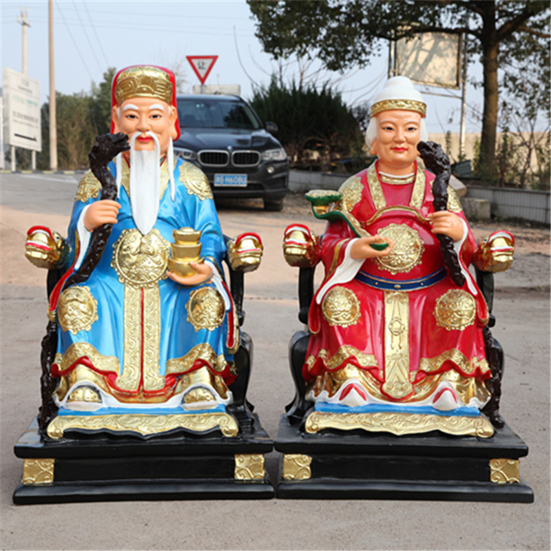 居家供奉树脂佛像寺庙土地婆