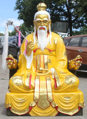 灵宝天尊树脂寺庙佛像