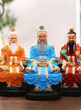供奉元始天尊三清祖师神像