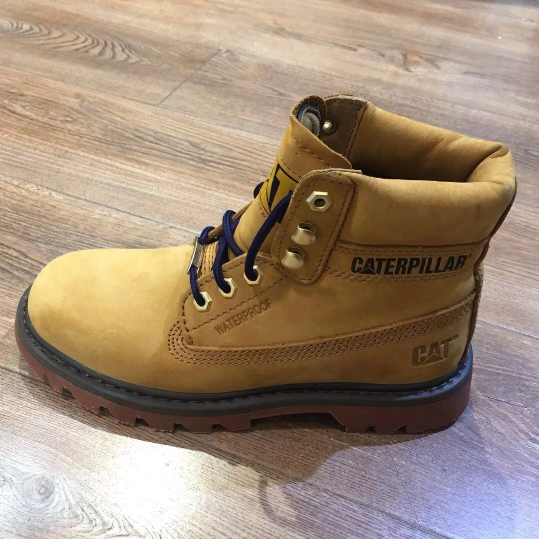 CAT卡特新款大黄靴女靴子户外女鞋头层牛皮P307754 P307068包邮