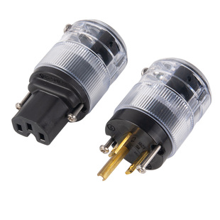 原装美国WATTGATE瓦特 5266i 320i美式电源插头插尾发烧音响电源