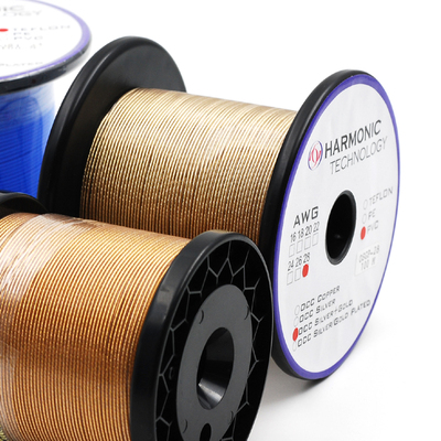 单晶铜单晶银镀金线材耳机线