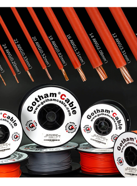 原装瑞土高芬Gotham 7芯单支高纯度机内线OFC无氧铜HiFi DIY线材