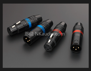 尼威特Neotech万隆 UPOFC NC-06612 镀真金XLR平衡插头