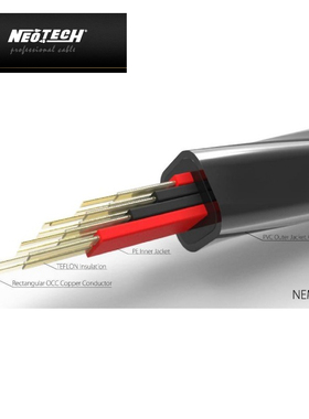 Neotech万隆 NEMOS 3080方芯单晶铜OCC 喇叭线 upocc
