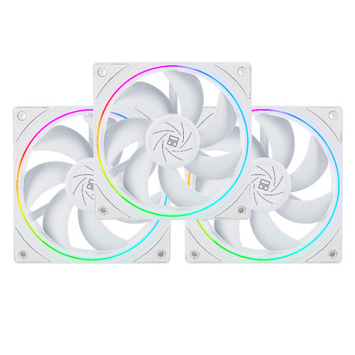 利民(Thermalright)TL-S12-W X3神光同步12CM ARGB 机箱风扇