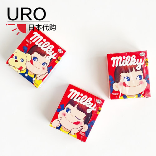 日本进口不二家特浓牛奶硬糖